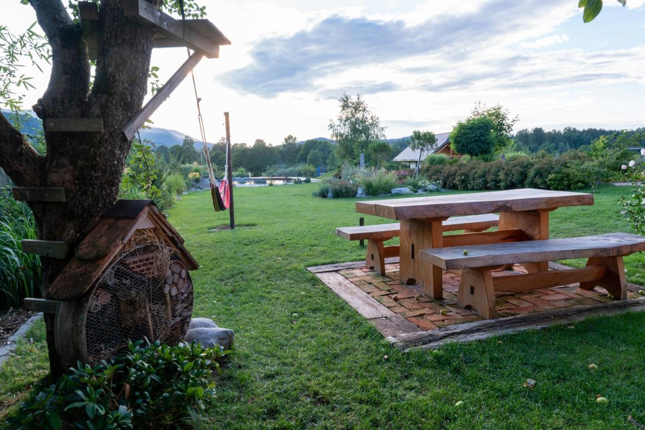 Glamping Happiness With Natural Pool Ribnica Bagian luar foto