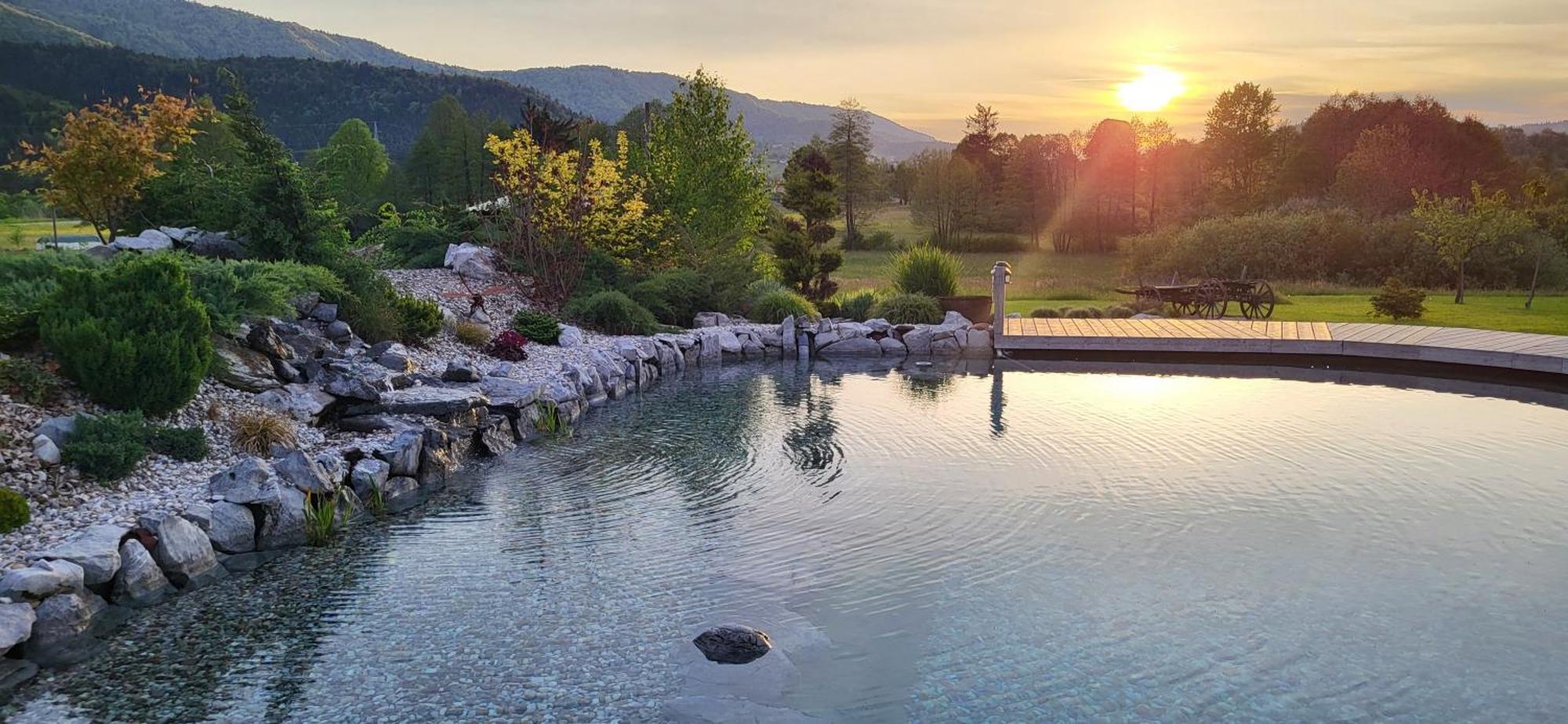 Glamping Happiness With Natural Pool Ribnica Bagian luar foto